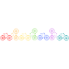 rainbow bike
