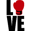 LOVE Gants de boxe