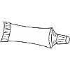 Tube of toothpaste or cream