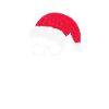 lachender Weihnachtsmann cool