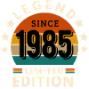 LÉGENDE 1985 MILLÉSIME 1985