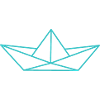 Boat Geometric Line
