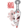 Kunai Kitsune Mask Fox