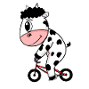 Vache à vélo