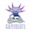 Axolotl Gamer Gameolotl Amfibie spelar spel