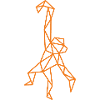 Monkey Geometric Line