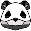 Panda style origami