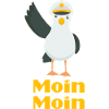 Moin Moin Möwen Kapitän