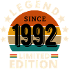 LÉGENDE 1992, MILLÉSIME 1992