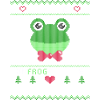 Funny frog Ugly Xmas