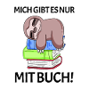 Buch Spruch Bücher lesen Leser Geschenk