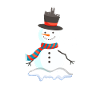Prague Snowman