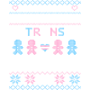 Ugly Xmas Sweater Trans rights