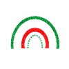 Christmas rainbow glitter to customize