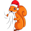 Eichhörnchen Weihnachten
