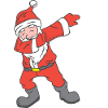 Santa Claus Christmas Dabbing Dab
