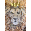 The king. Lion with crown