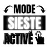mode sieste activé