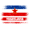 Yugoslavia vintage flags