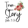 Christian Bible Verse Quote Rose
