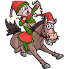 Noël cheval / Noël cavalier