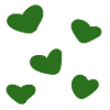 cœurs verts