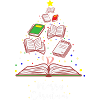 Weihnachtsbaum Bücher Frohe Weihnachten