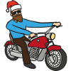 Motorcyclists Christmas