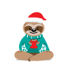 Christmas Pajama Sloth