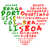 Cities Portugal Flag Heart
