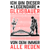 Legendärer Gleisbauer Gleisbau Weichenmechaniker