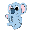 Famille - Koala avec bébé - Koala