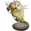 Cool Cartoon Rodent Funny Beaver