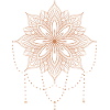 mandala orange