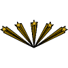 Étoiles de super-héros Jaune