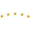 Five gold stars