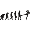 Handball Team Handballer Evolution Handballspieler