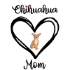 Chihuahua Mom Heart Chihuahua Mama
