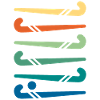 Hockeyschläger bunt