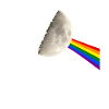 Moon LGBTQ Rainbow