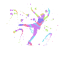 Eisläufer Eiskunstlauf Silhouette