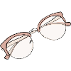 Brille Symbol Boho
