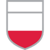 Polen - Nationalfahne im Wappen