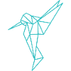 Hummingbird Geometric Line