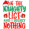 På den frække liste, og jeg fortryder intet sjovt Xma