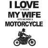 J’aime ma femme à moto