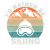 Ich würde lieber Retro Sunset Ski fahren