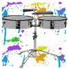 Timbal Color Splash Percussion Instrument