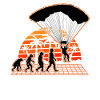 Fallschirmspringer Evolution Sunset Fallmschirm