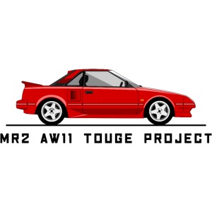 Retro MR2 AW11 Sportscar Red